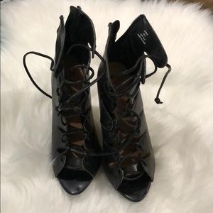 Just Fab Lace Up Heels